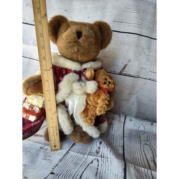 Christmas Bear Plush With Stand 2003 common weather Books Are Fun Holiday Gift - Picture 9 of 10